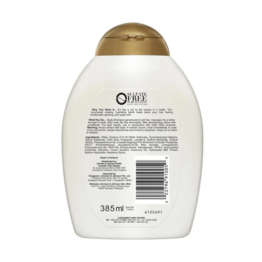 OGX Nourishing Coconut Milk Hydrating Shampoo 385ml