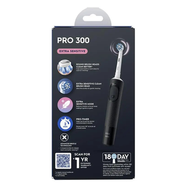 Oral B Power Toothbrush Pro 300 Clean Black