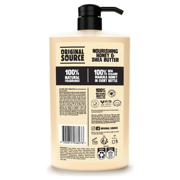 Original Source Nourishing Honey and Shea Butter Shower Gel 1L