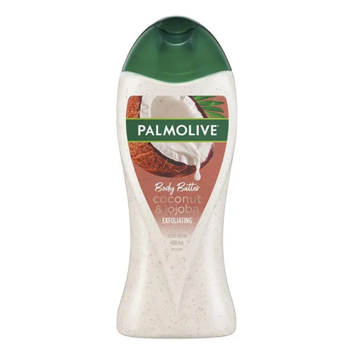 Palmolive Body Butter Coconut & Jojoba Exfoliating Body Wash 400ml