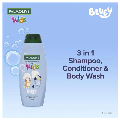 Palmolive Kids 3 in 1 Bluey Shampoo Conditioner & Body Wash 350ml