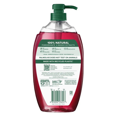 Palmolive Naturals Pomegranate and Mango Nourishing Body Wash 1L