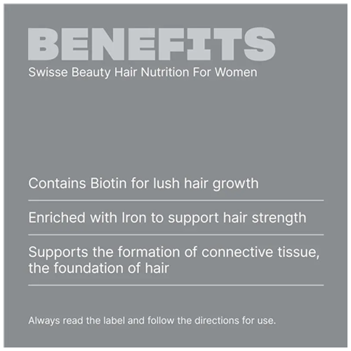 Swisse Hair Nutrition for Women 60 Capsules