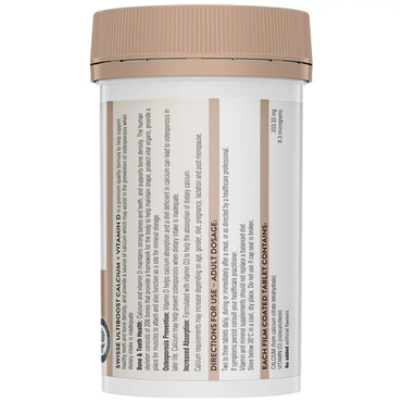 Swisse Ultiboost Calcium + Vitamin D 150 Tablets