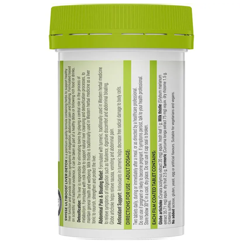 Swisse Ultiboost Liver Detox 60 Tablets
