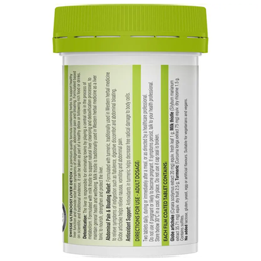 Swisse Ultiboost Liver Detox 60 Tablets