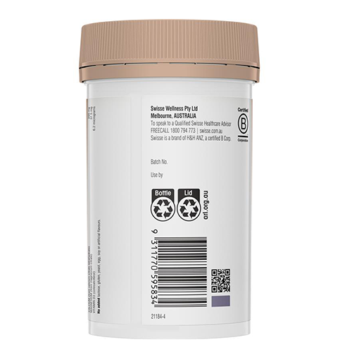 Swisse Ultiboost Magnesium Calcium + Vitamin D 120 Tablets