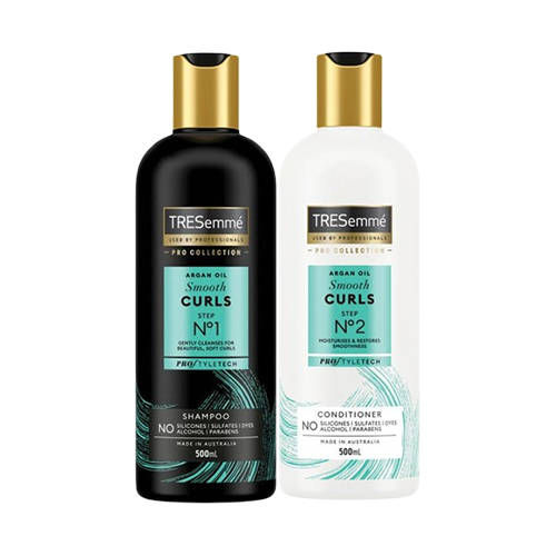 Tresemme Argan Oil Smooth Curls Shampoo & Conditioner 500ml