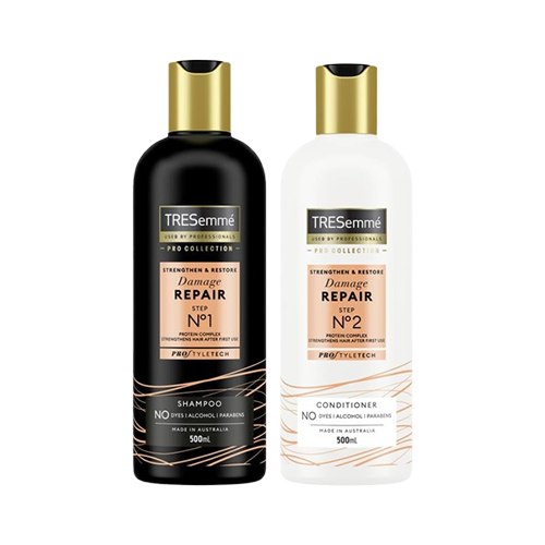 Tresemme Strengthen & Restore Damage Repair Shampoo & Conditioner 500ml