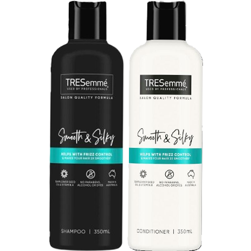 Tresemme Smooth and Silky Shampoo and Conditioner 350ml