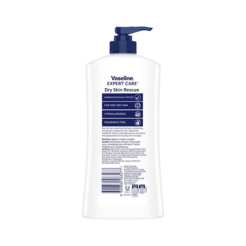 Vaseline Dry Skin Rescue Body Lotion For Very Dry Skin 550ml