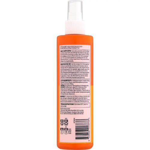 Woolworths SPF 50+ Everyday Sensitive Sunscreen Spray 200mL