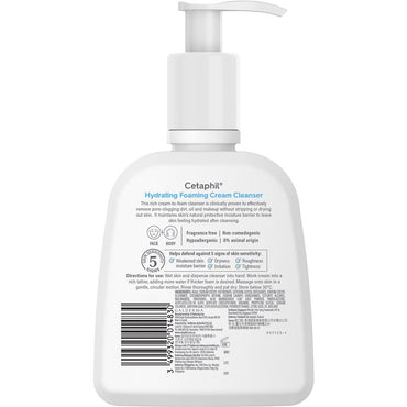 Cetaphil Foaming Cream Cleanser For All Skin Types 236ml