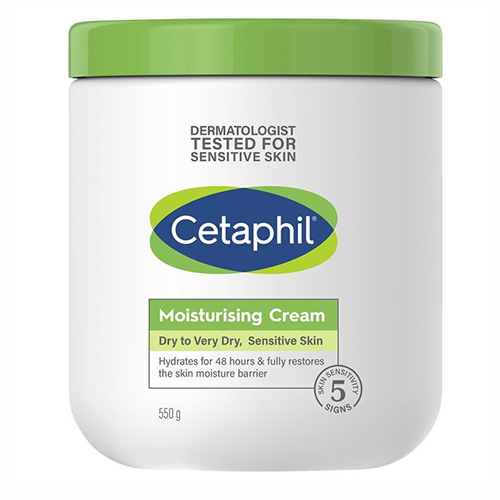 Cetaphil Moisturising Cream Dry To Very Dry, Sensitive Skin 550g