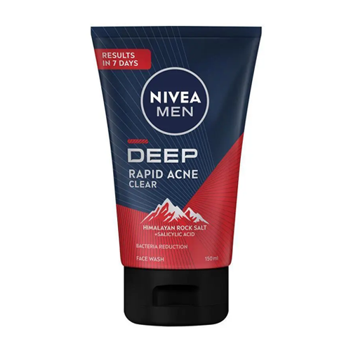 Nivea Men Deep Rapid Acne Clear Face Wash 150ml