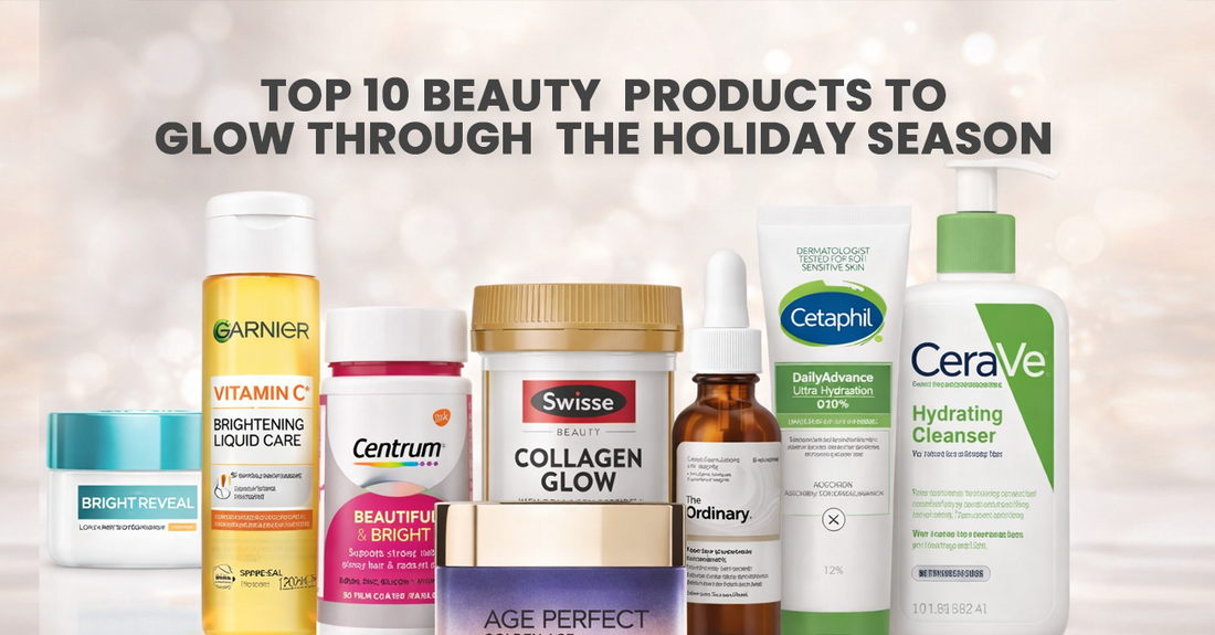 Top 10 Beauty Products to Glow Through the Holiday Season