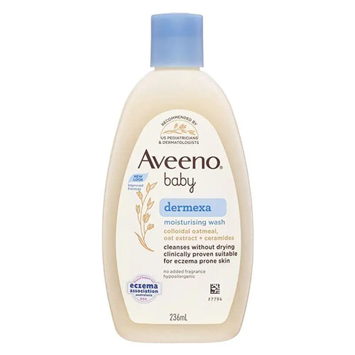 Aveeno Baby Dermexa Fragrance Free Moisturising Body Wash 236ml