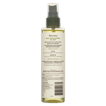 Aveeno Daily Moisturizing Oil Mist Spray with Oat and Jojoba Oil 200ml