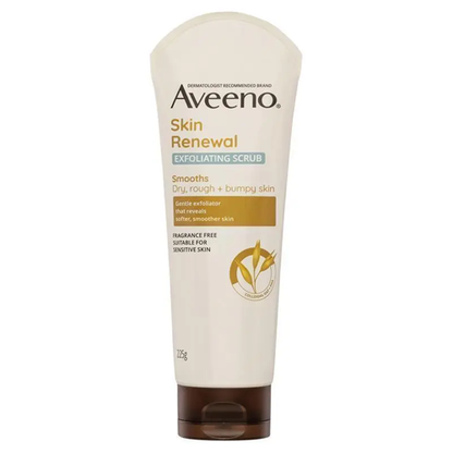 Aveeno Skin Renewal Exfoliating Body Scrub for Dry Skin 225g