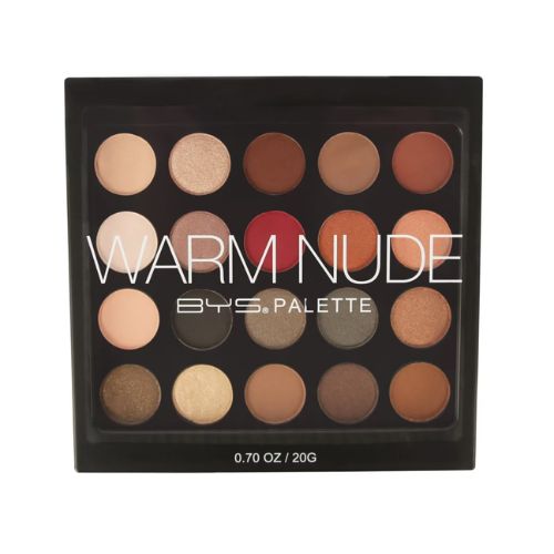 BYS 20 Piece Eyeshadow Palette - Warm Nudge