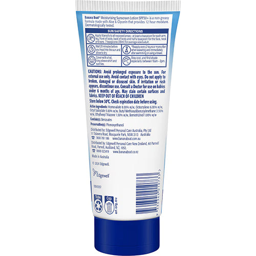 Banana Boat Moisturising SPF 50+ Sunscreen Lotion 200g