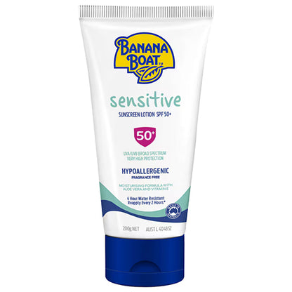 Banana Boat Sensitive SPF 50+ Sunscreen Lotion 200g