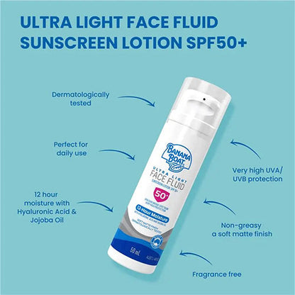 Banana Boat Ultra Light SPF 50+ Face Fluid 50ml