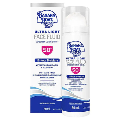 Banana Boat Ultra Light SPF 50+ Face Fluid 50ml