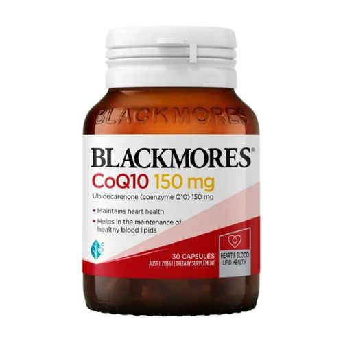 Blackmores CoQ10 150mg For Heart & Blood Vessel Health 30 Capsules