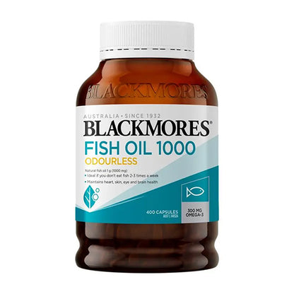 Blackmores Odourless Fish Oil 1000mg 400 Capsules
