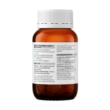Blackmores Probiotics+ Daily Health For Immune,Intestinal & Gut Health 30 Capsules