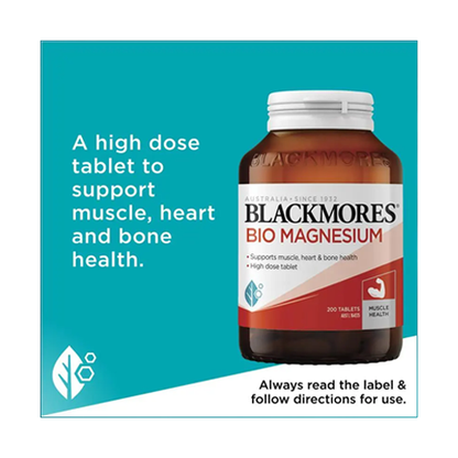 Blackmores Bio Magnesium 200 Tablets