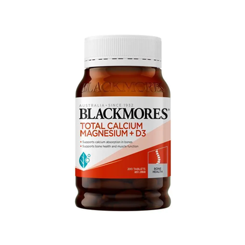 Blackmores Total Calcium Magnesium + D3 200 Tablets