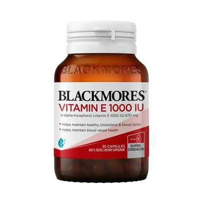 Blackmores Vitamin E 1000IU 30 Capsules