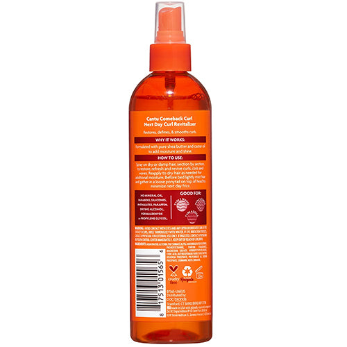 Cantu Shea Butter Comeback Curl Next Day Curl Revitalizer 355ml