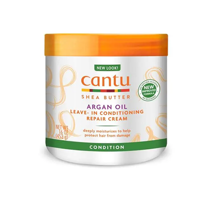 Cantu Shea Butter Argan Oil Leave in Conditioning Repair Cream 453g
