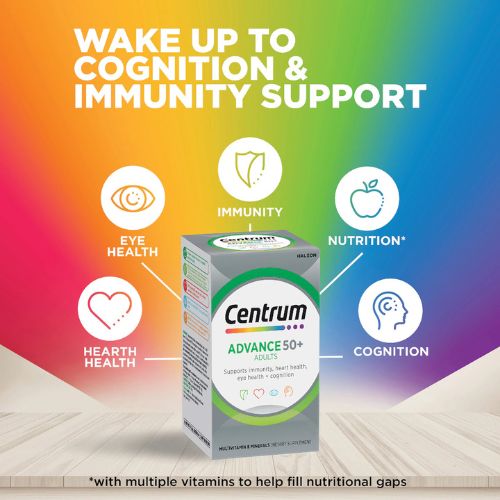 Centrum Advance 50+ Daily Multivitamin Tablets 120 pack