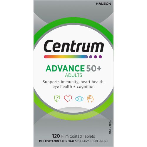 Centrum Advance 50+ Daily Multivitamin Tablets 120 pack