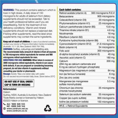 Centrum For Men 90 Tablets