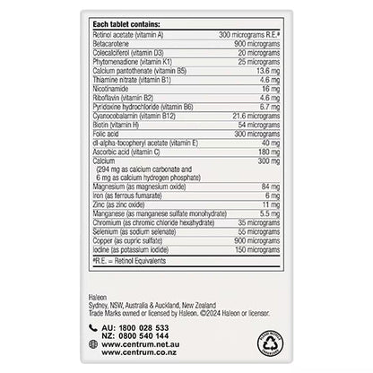 Centrum For Men Multivitamin 60 Pack