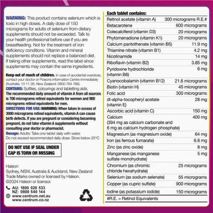 Centrum For Women 90 Tablets