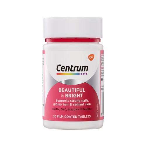 Centrum Beautiful and Bright 50 Tablets