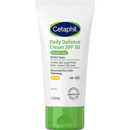 Cetaphil Daily Defense SPF 50 Facial Moisturiser 50g