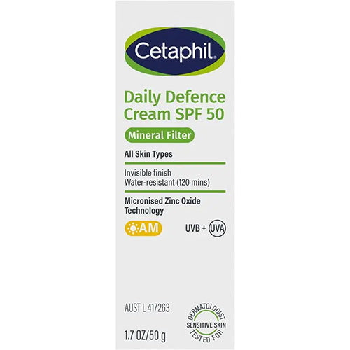 Cetaphil Daily Defense SPF 50 Facial Moisturiser 50g