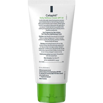 Cetaphil Daily Defense SPF 50 Facial Moisturiser 50g