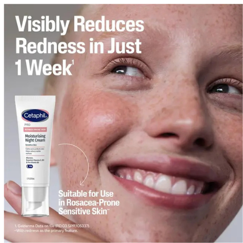 Cetaphil Pro Redness Prone Skin Moisturising Night Cream 50ml
