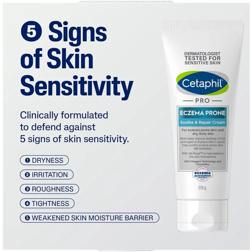 Cetaphil Pro Eczema Prone Soothe and Repair Cream 226g