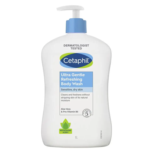 Cetaphil Ultra Gentle Refreshing Body Wash 1l