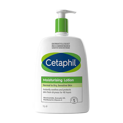 Cetaphil Moisturizing Lotion Dry to Normal Sensitive Skin 1L