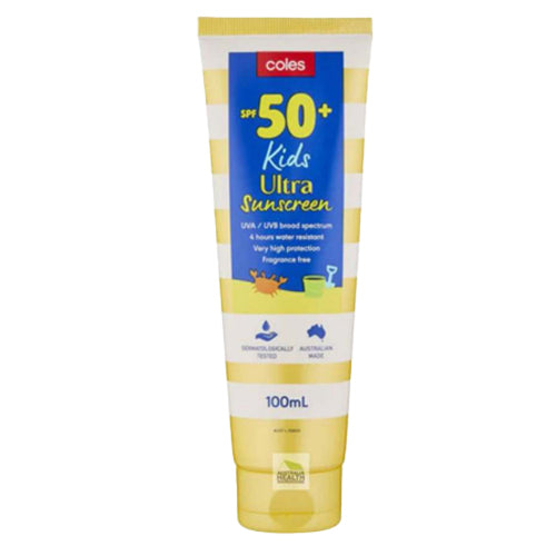 Coles Kids SPF 50+ Ultra Sunscreen 100ml